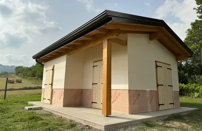 Casetta in legno coibentata